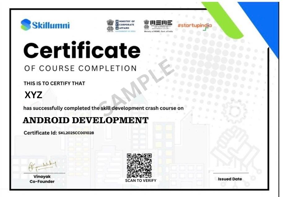 Course Completion Certificate