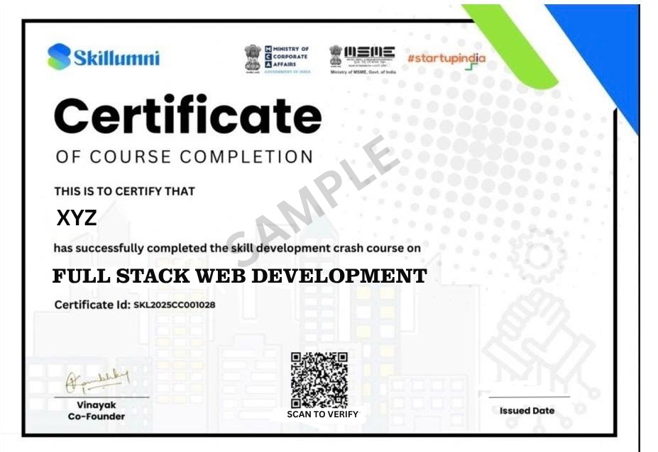 Course Completion Certificate