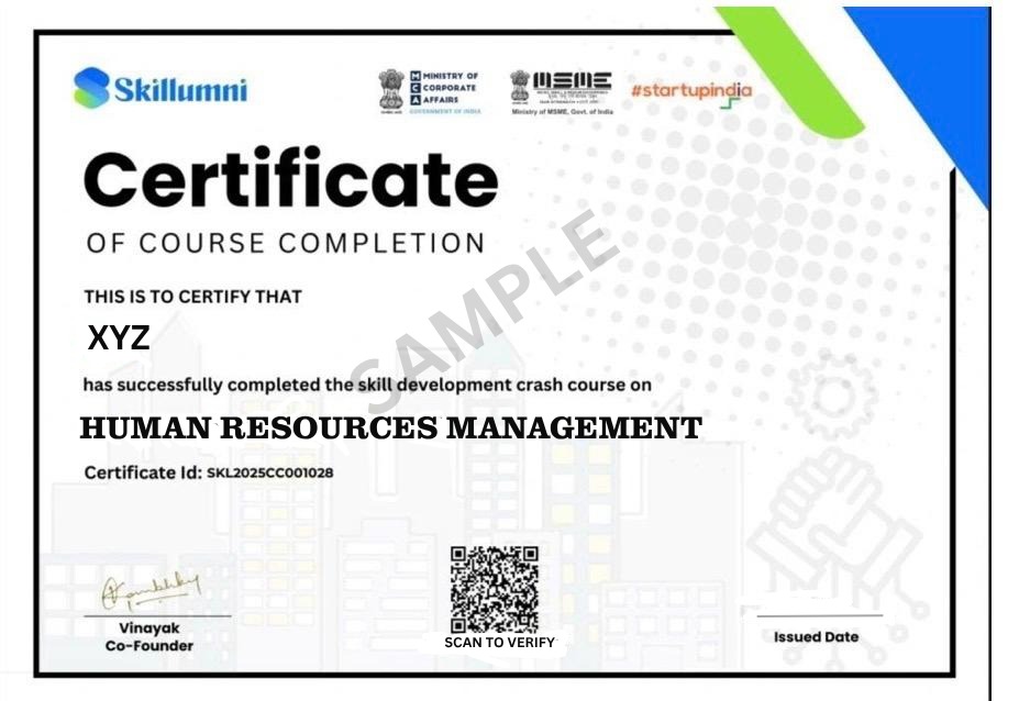 Course Completion Certificate